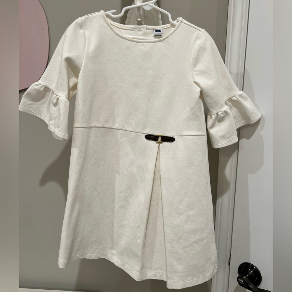 Cream soft dress